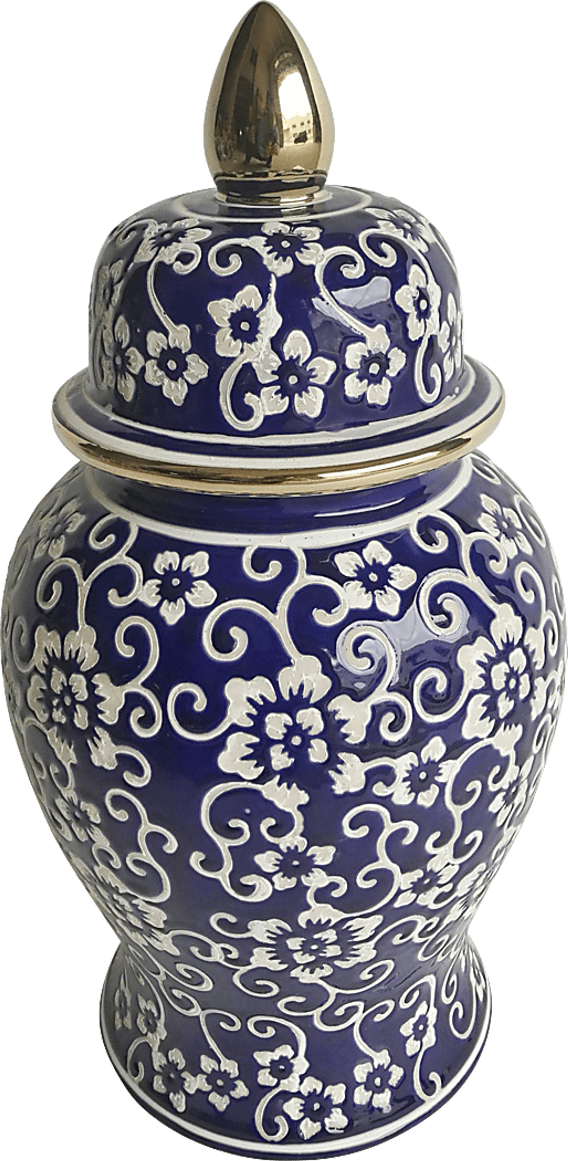 Parlange Blue Temple Jar - Image 1