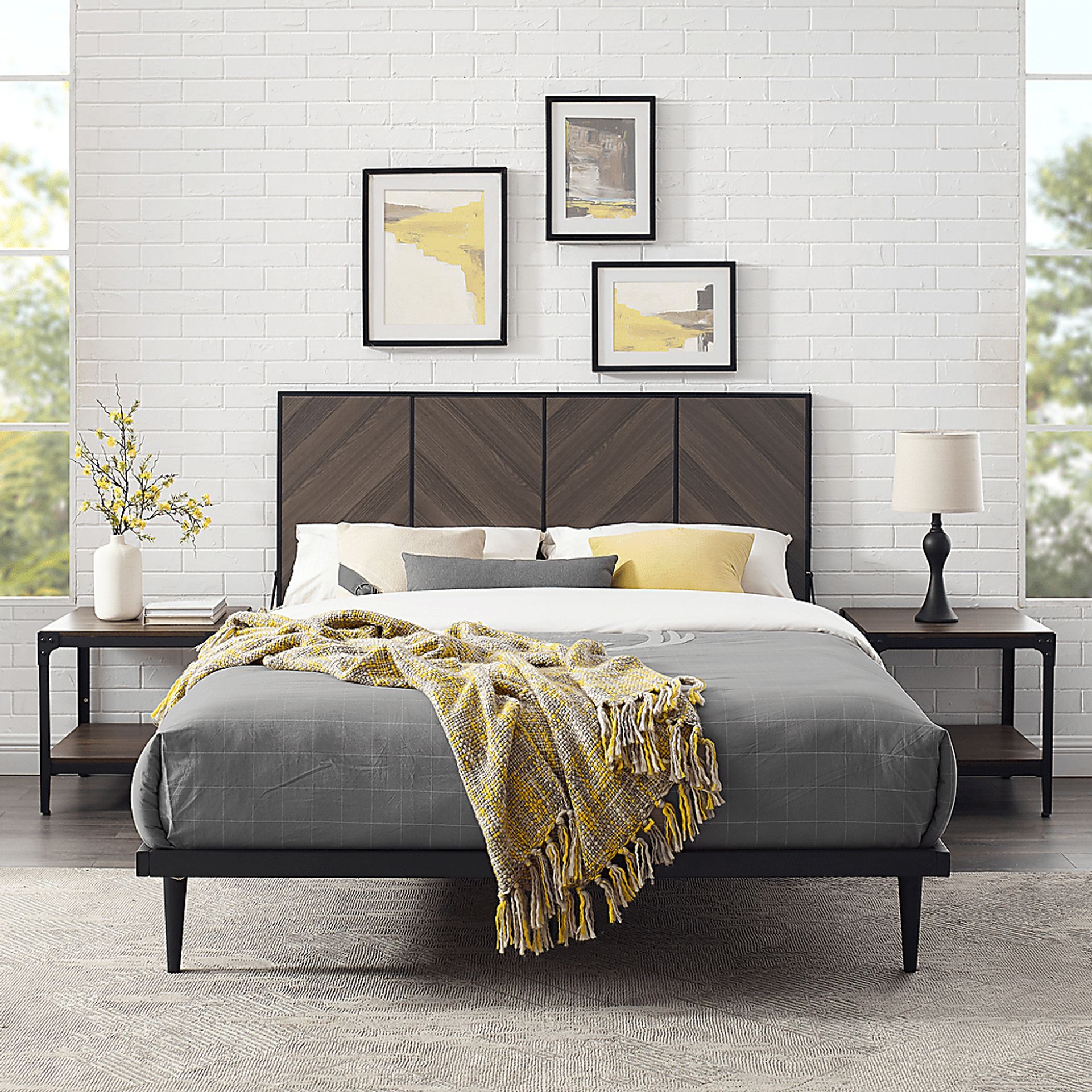 Parmentor Ash Queen Bed - Image 4