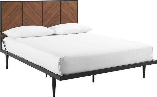 Parmentor Brown Queen Bed - Thumbnail - Image 1