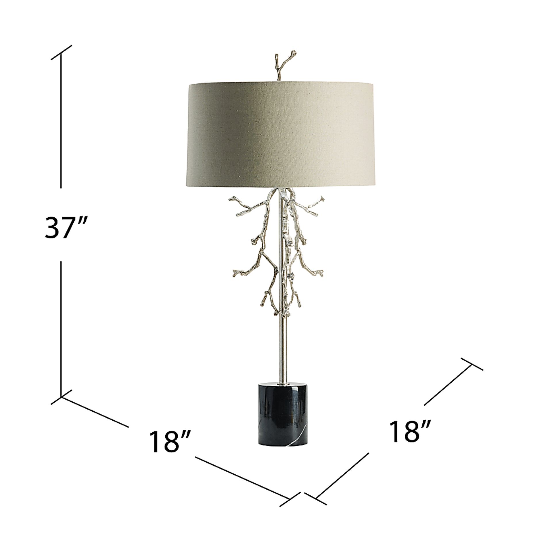 Parque Alley Silver Lamp - Image 7