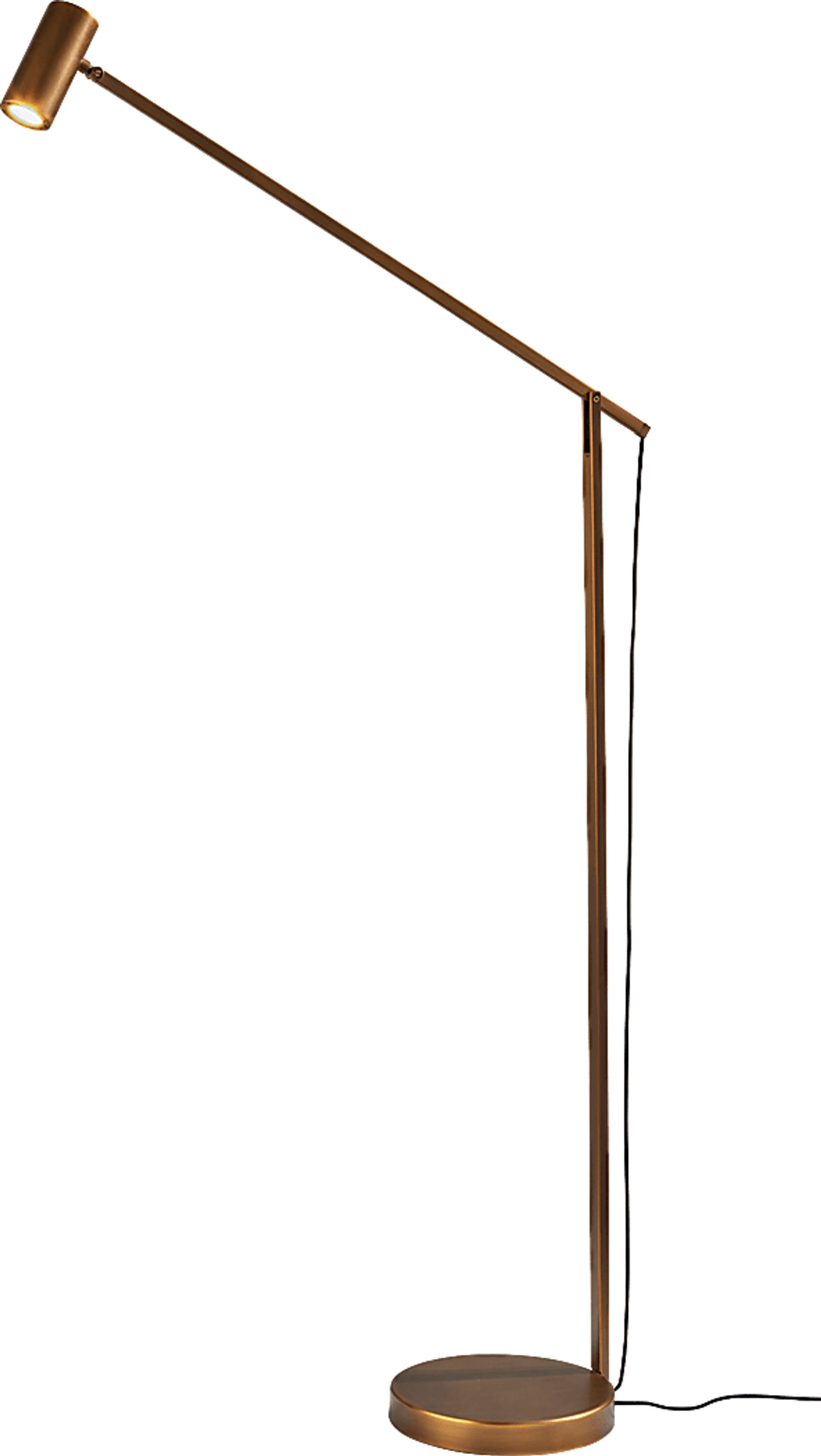 Parrilla Street Brass Floor Lamp - Image 1