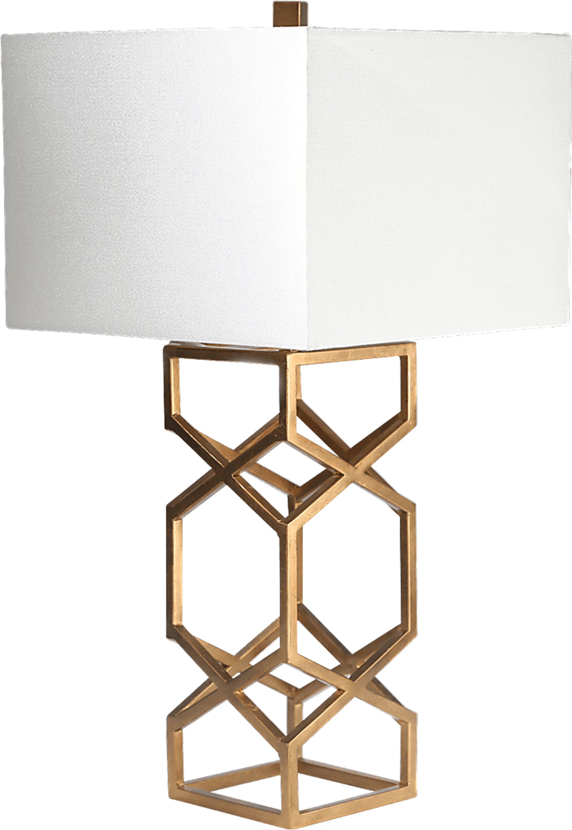 Partlow Gold Lamp - Image 1