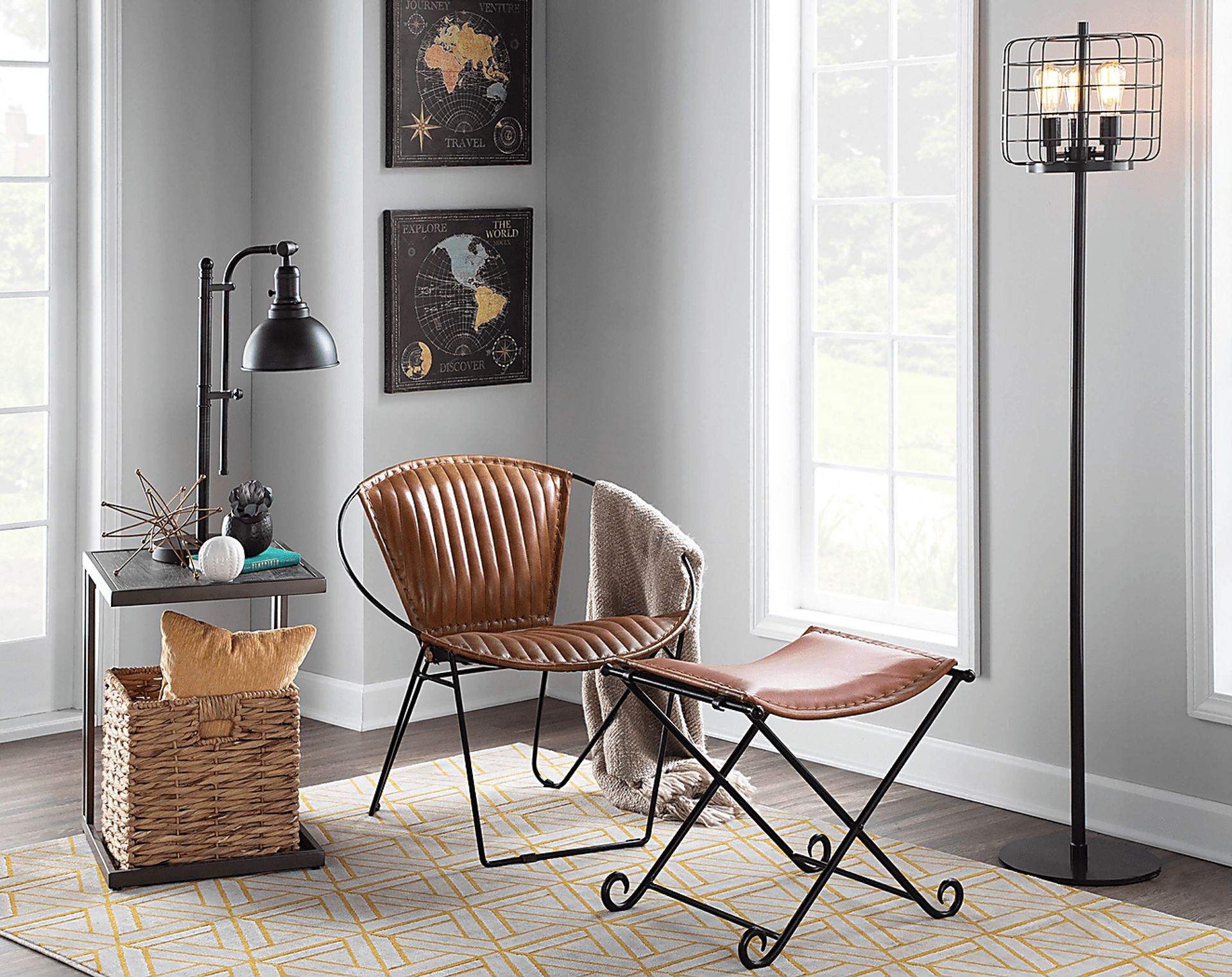 Partman Brown Counter Height Stool - Image 8
