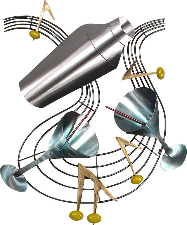 Party With Music Silver Indoor/Outdoor Wall Art - Thumbnail - Image 1