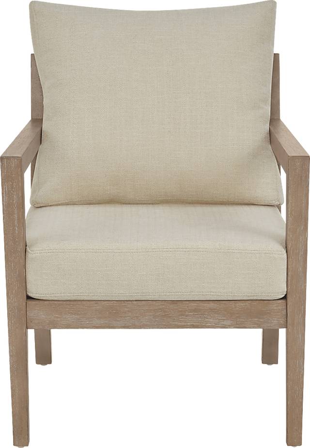 Parwiz Beige Accent Chair - Thumbnail - Image 4