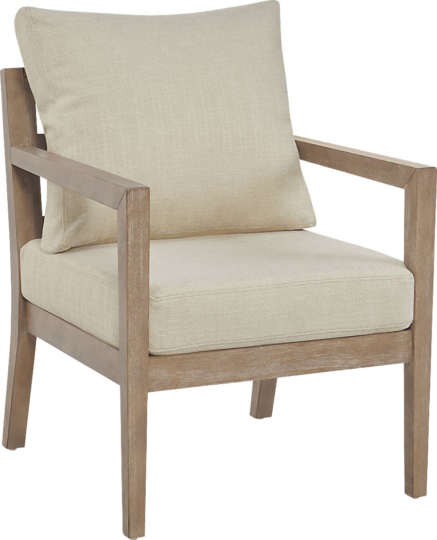 Parwiz Beige Accent Chair