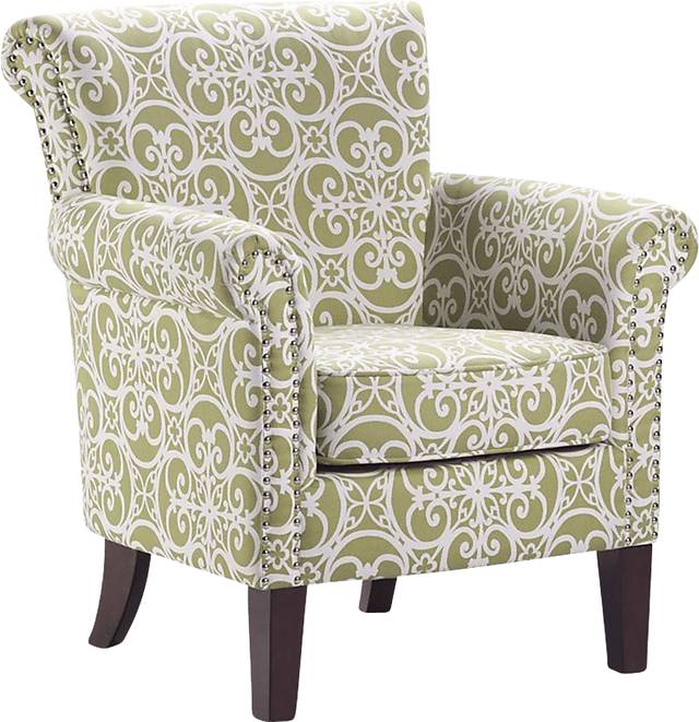 Parwood Green Accent Chair - Thumbnail - Image 1