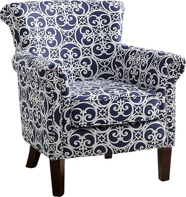 Parwood Navy Accent Chair