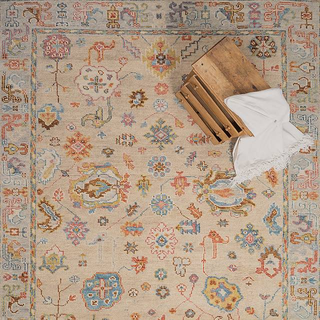 Pascester Beige/Multi 5' x 8' Rug - Thumbnail - Image 2