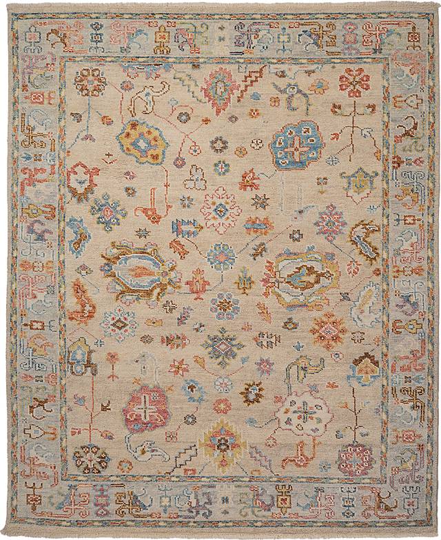 Pascester Beige/Multi 8' x 10' Rug - Thumbnail - Image 1