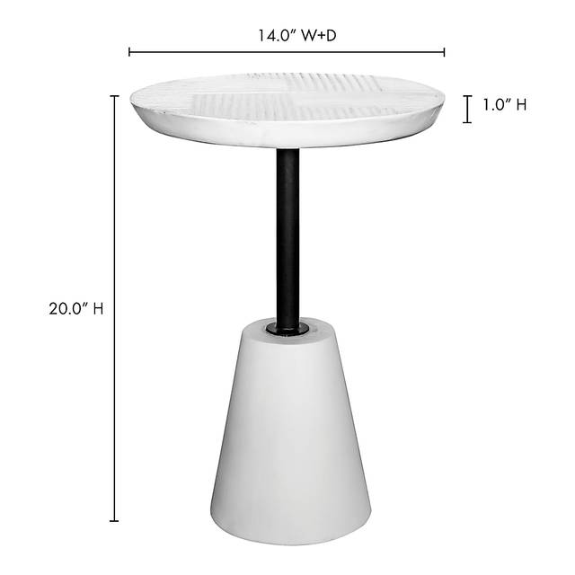 Pascoe Black Outdoor End Table - Thumbnail - Image 5