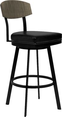 Paseco Black Counter Height Stool