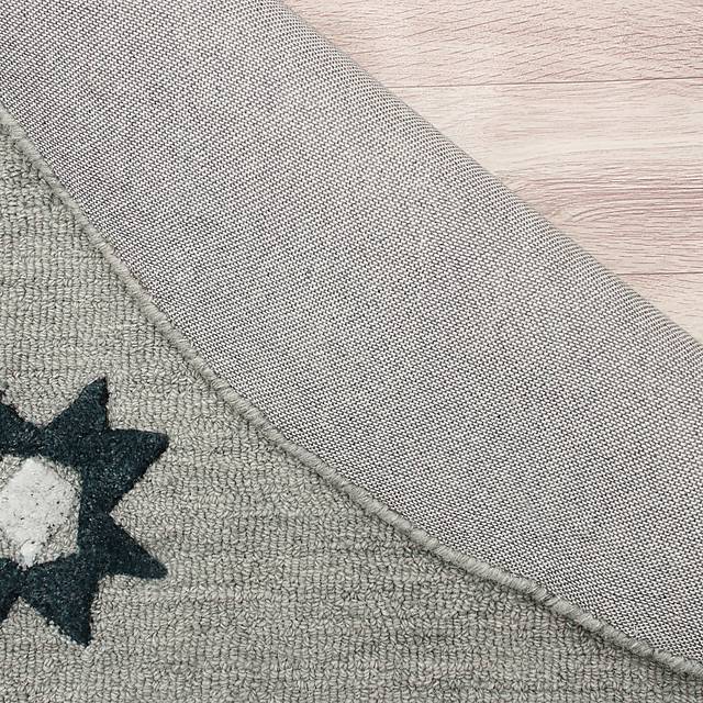 Paslier Gray/Multi 7' Round Rug - Thumbnail - Image 5