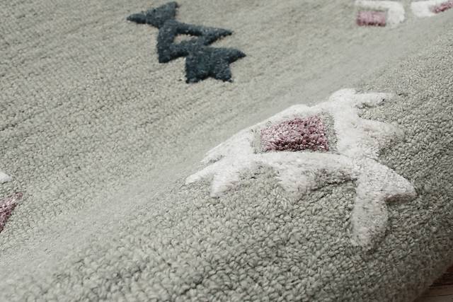 Paslier Gray/Multi 7' Round Rug - Thumbnail - Image 6