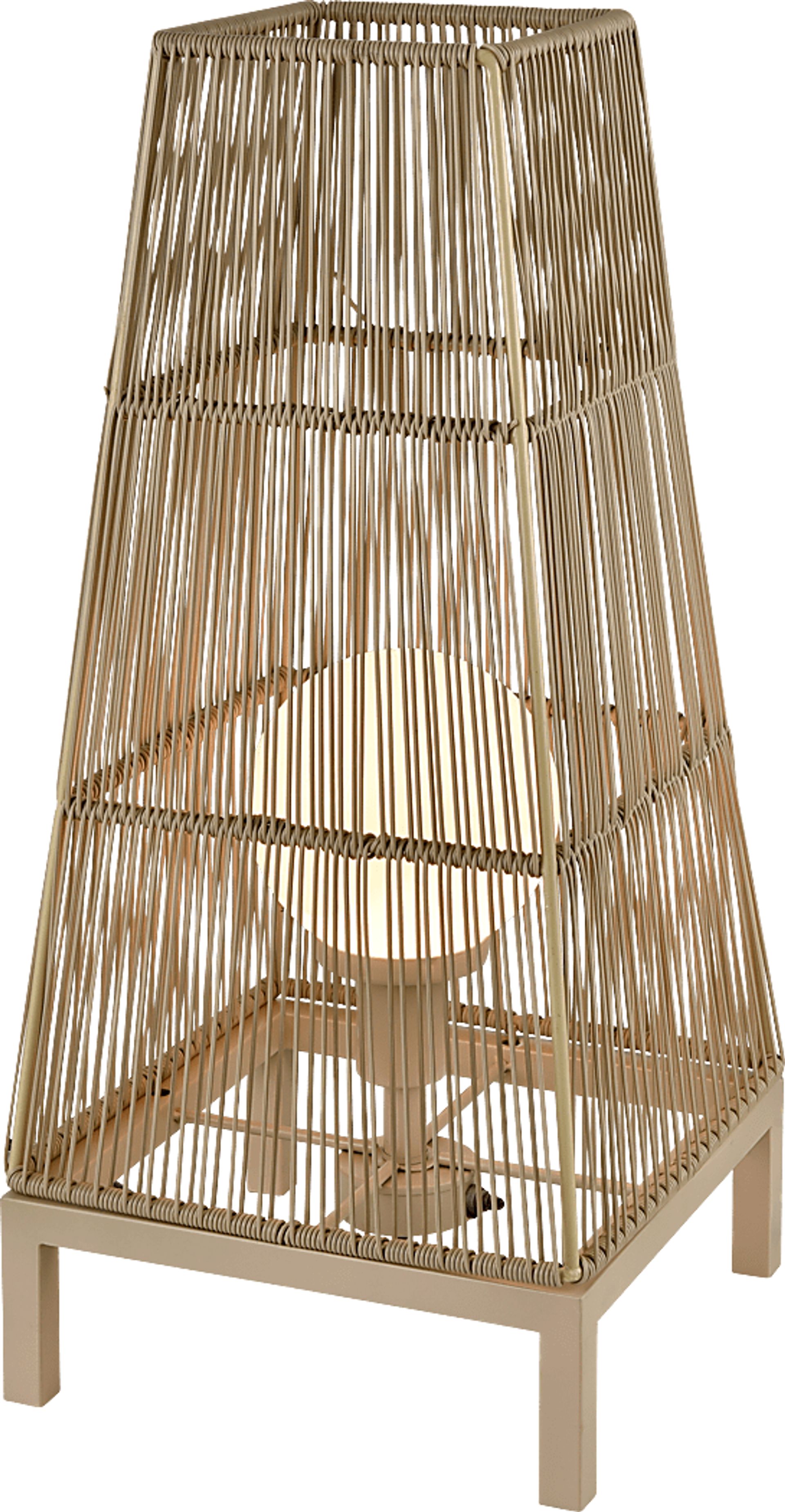 Pasque Post Brown Outdoor Floor Lamp - Image 1