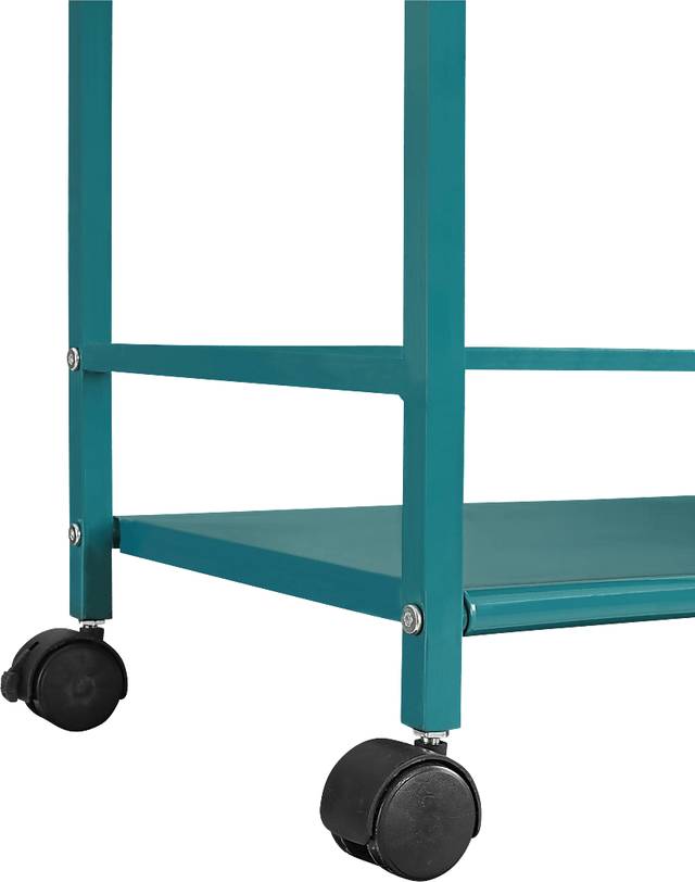 Pasque Teal Bar Cart - Thumbnail - Image 4
