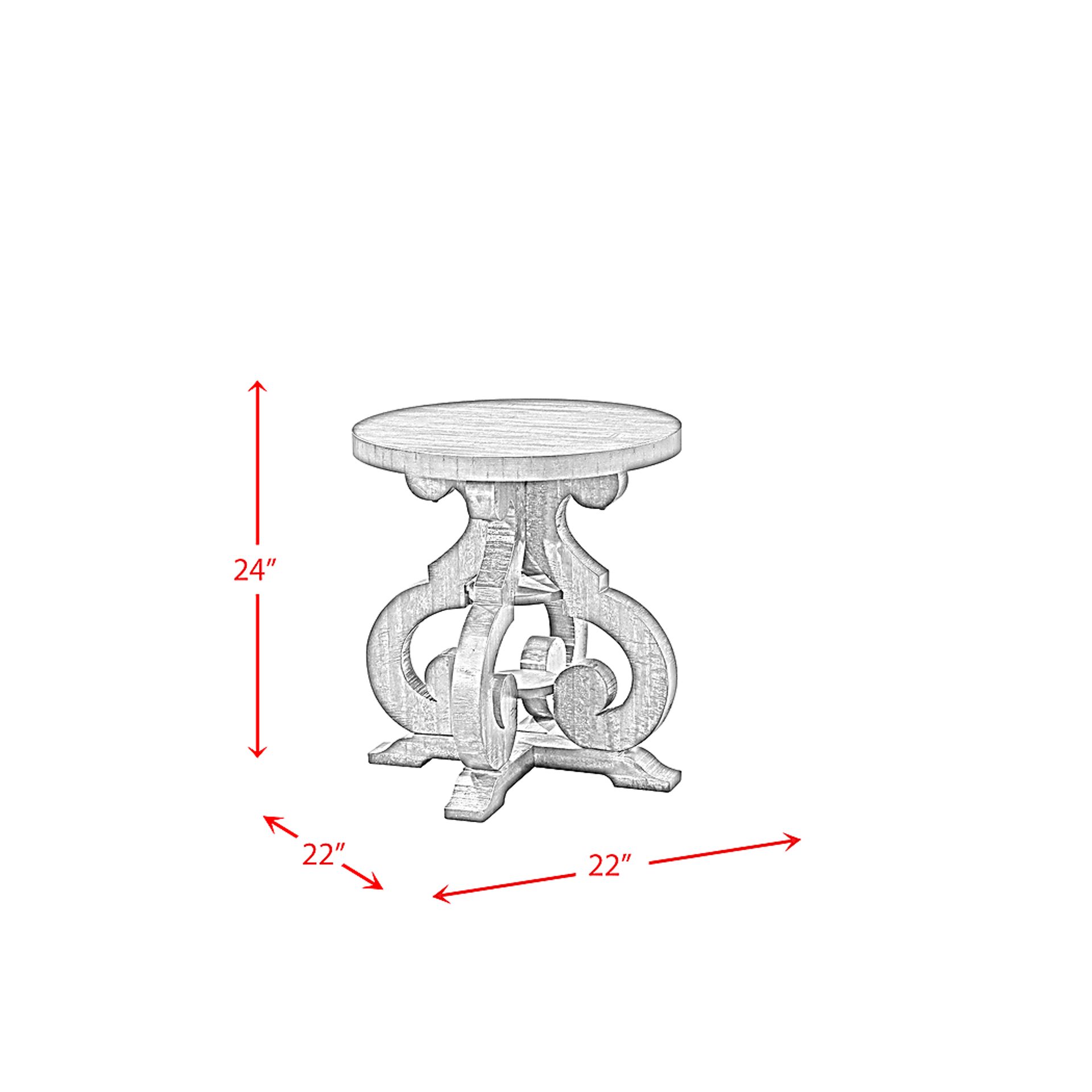 Pasquo Brown End Table - Image 5