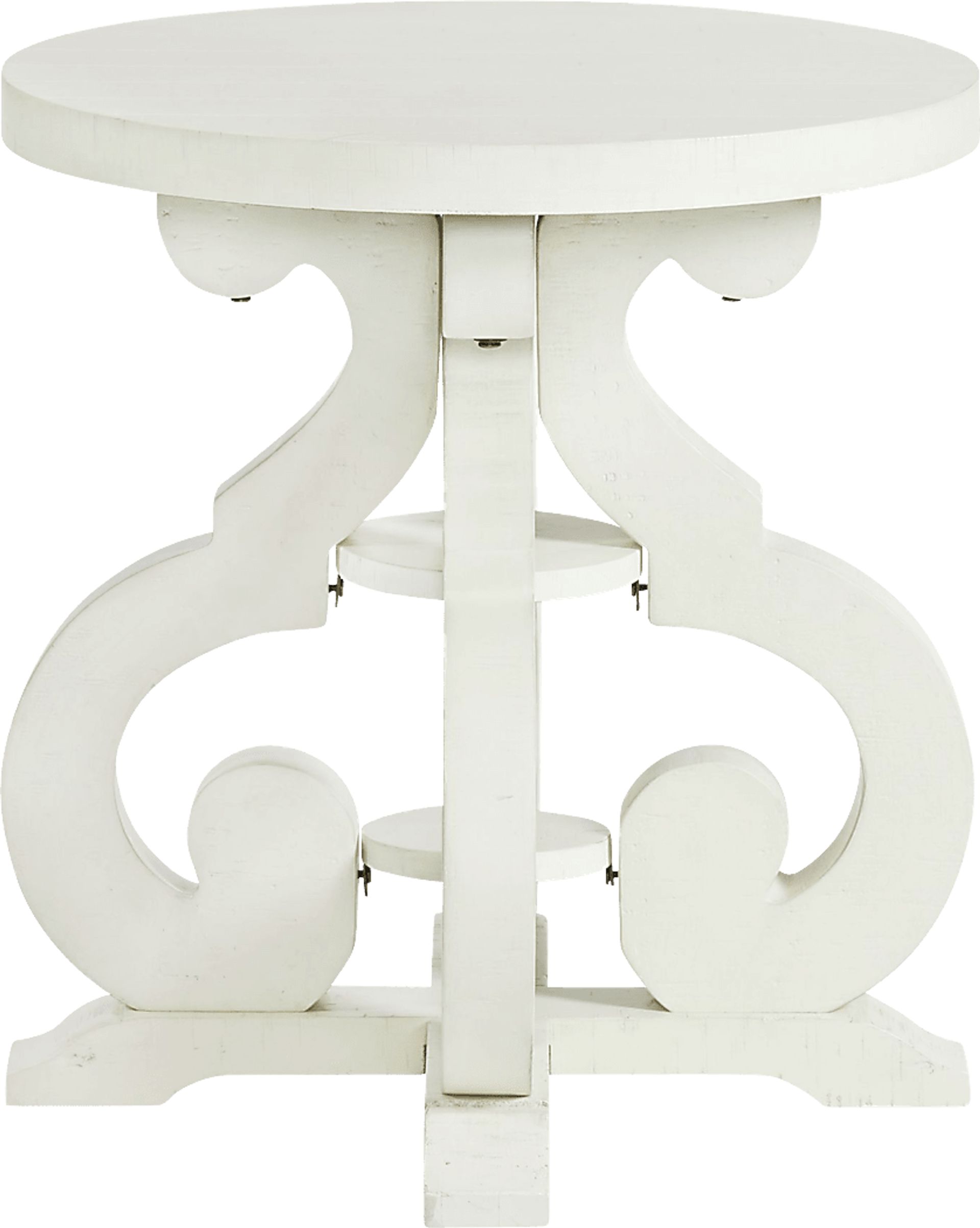 Pasquo White End Table - Image 3