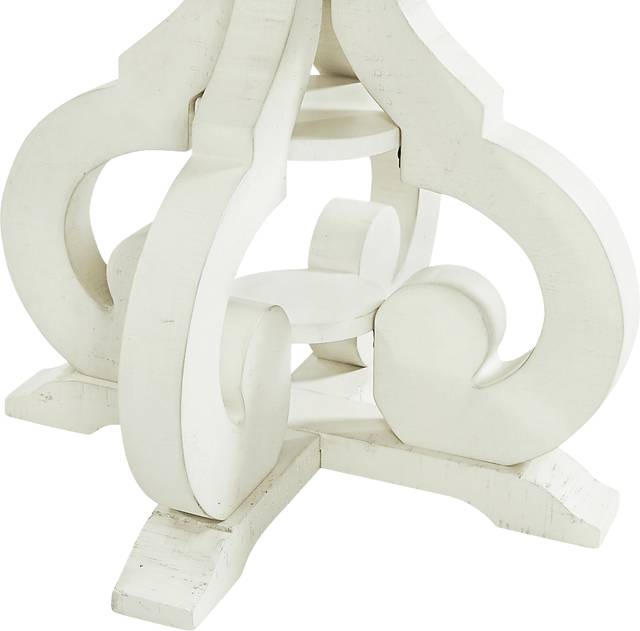 Pasquo White End Table - Thumbnail - Image 5