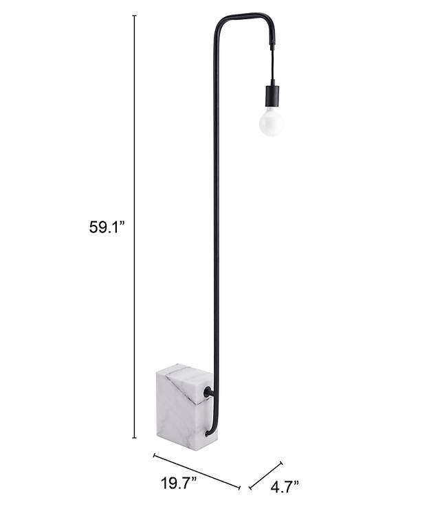 Passage Cove Black Floor Lamp - Thumbnail - Image 8