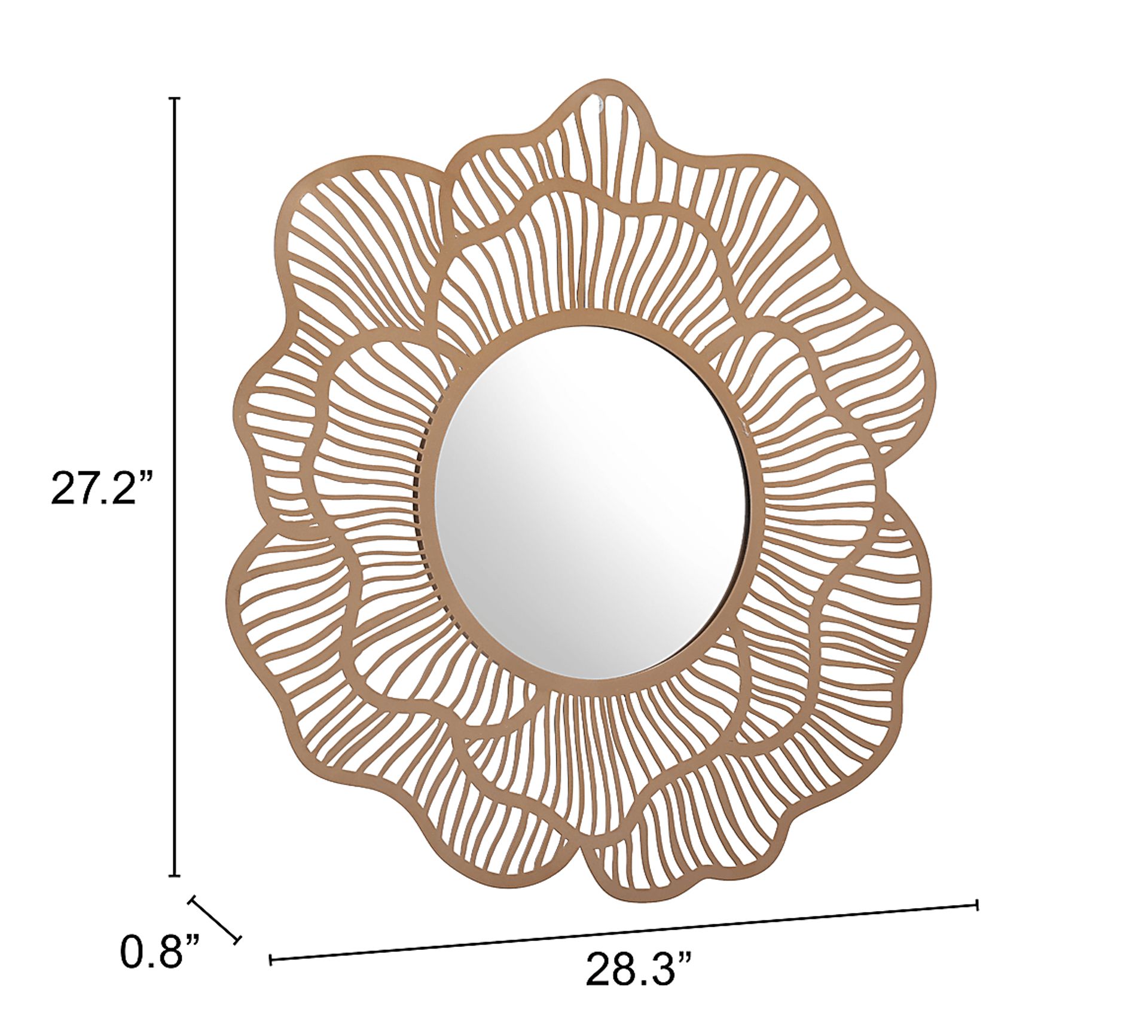 Pastley Gold Mirror - Image 5