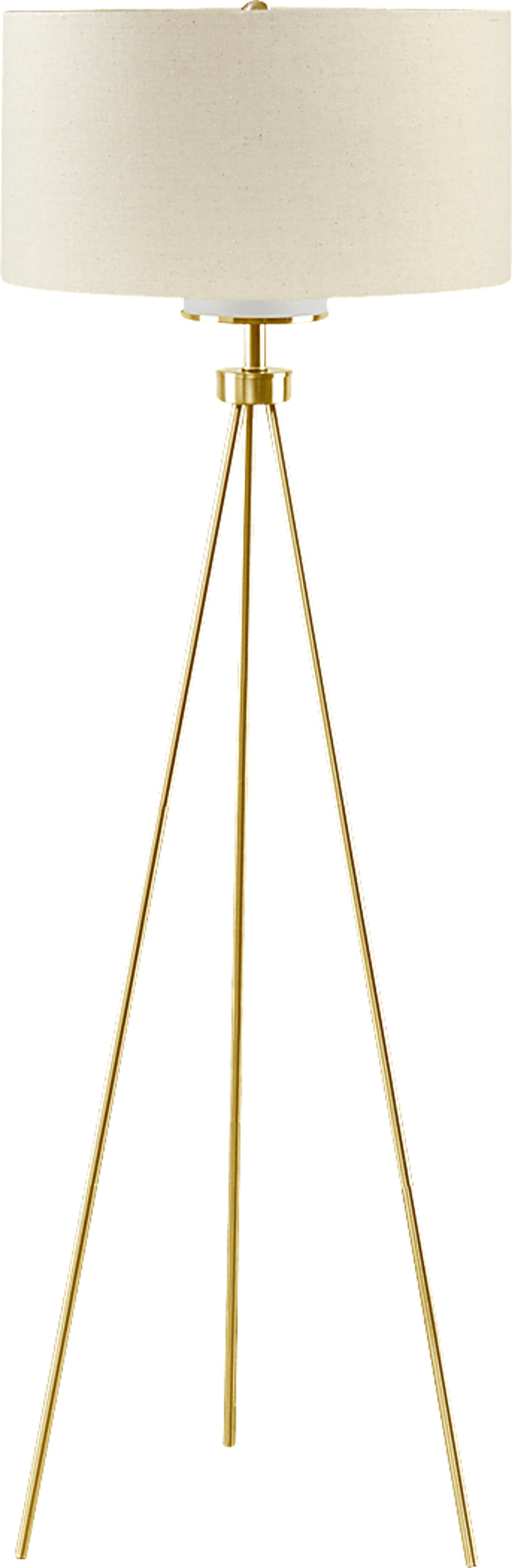 Pastorius Club Gold Floor Lamp - Image 1
