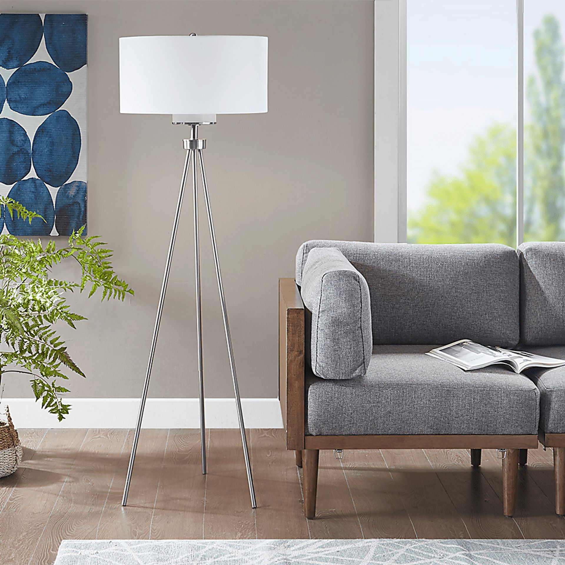 Pastorius Club Silver Floor Lamp - Image 5