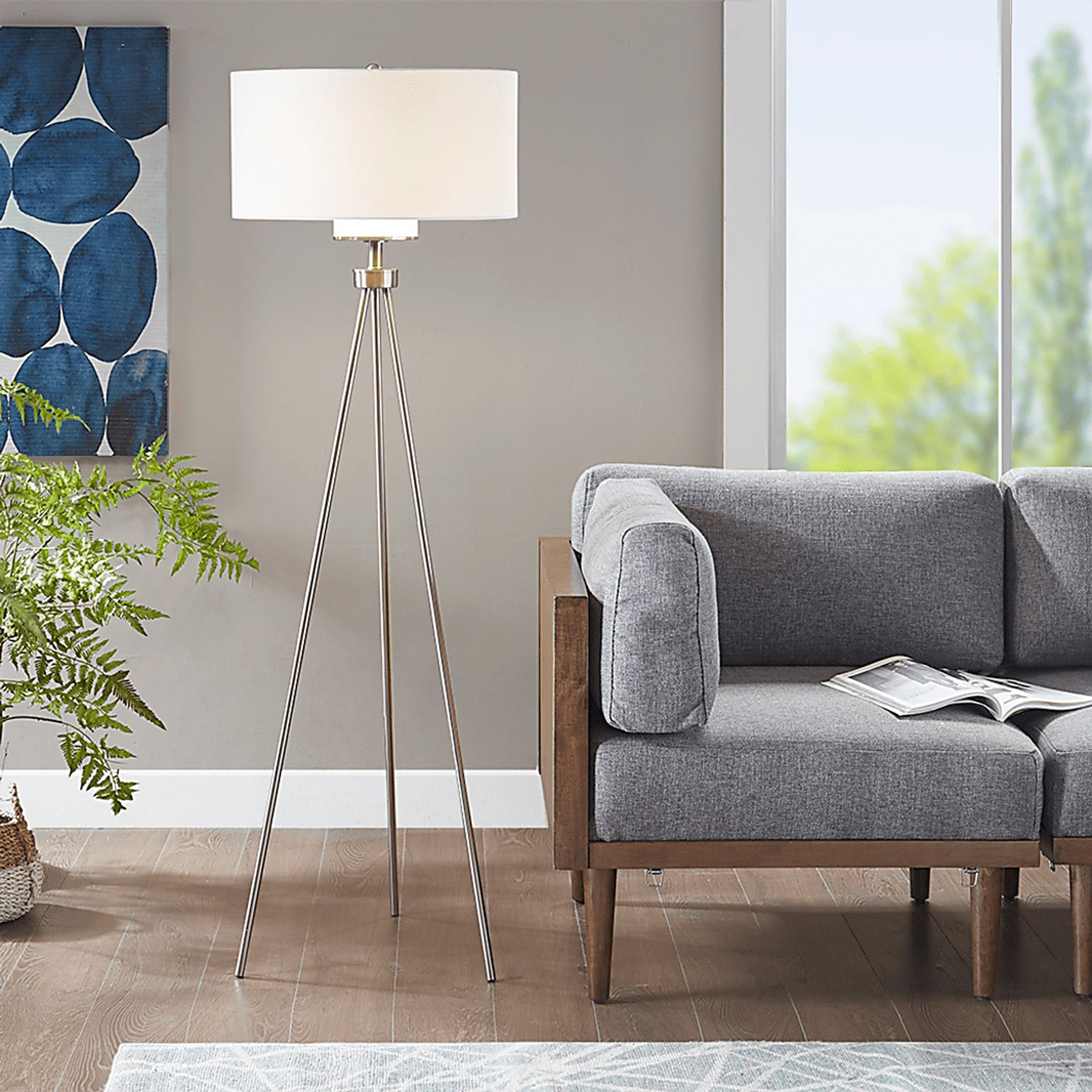 Pastorius Club Silver Floor Lamp - Image 6