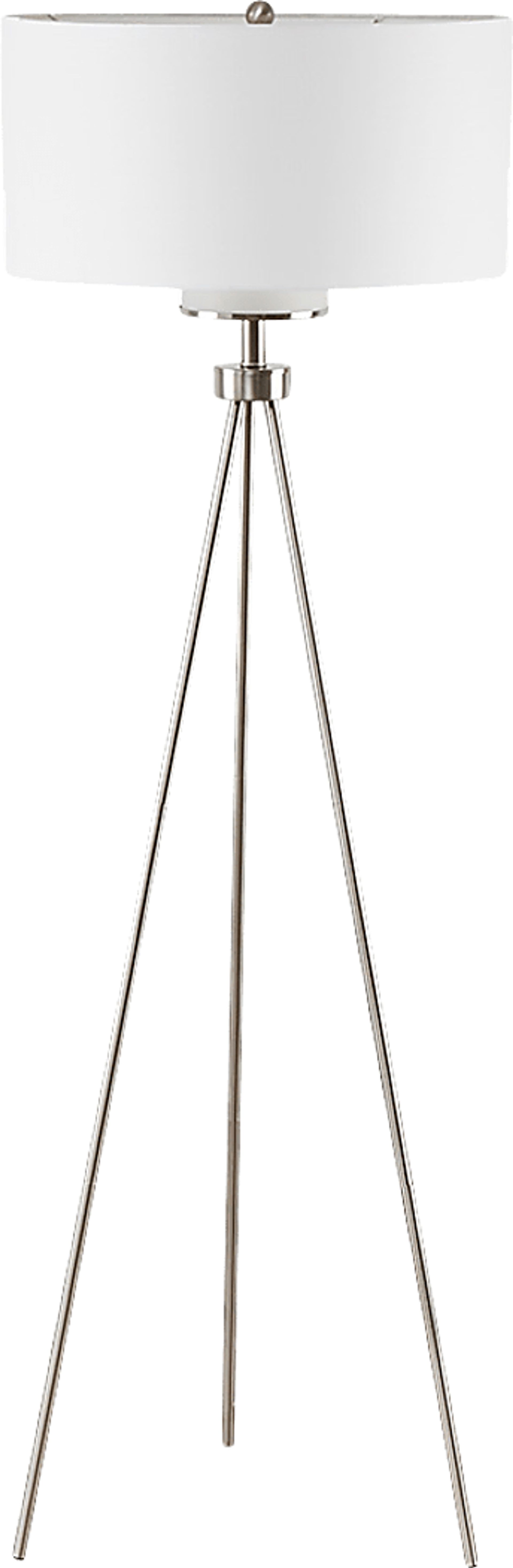 Pastorius Club Silver Floor Lamp - Image 1