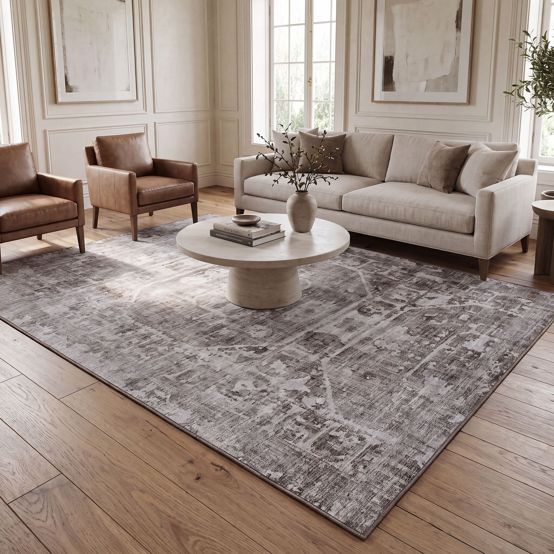 Emrath Brown 3' x 5' Rug - Image 3