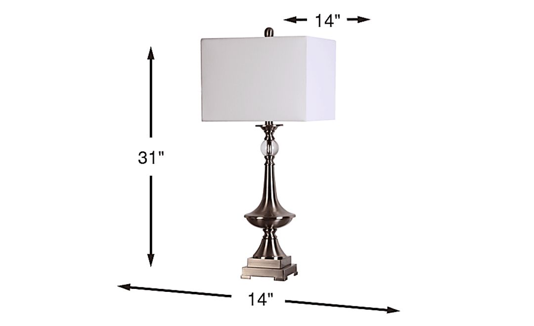 Patchin Bend Gray Lamp