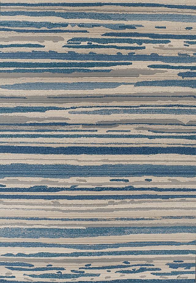Patenson Blue 5'1 x 7' Indoor/Outdoor Rug - Thumbnail - Image 1