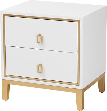 Paternoster White End Table