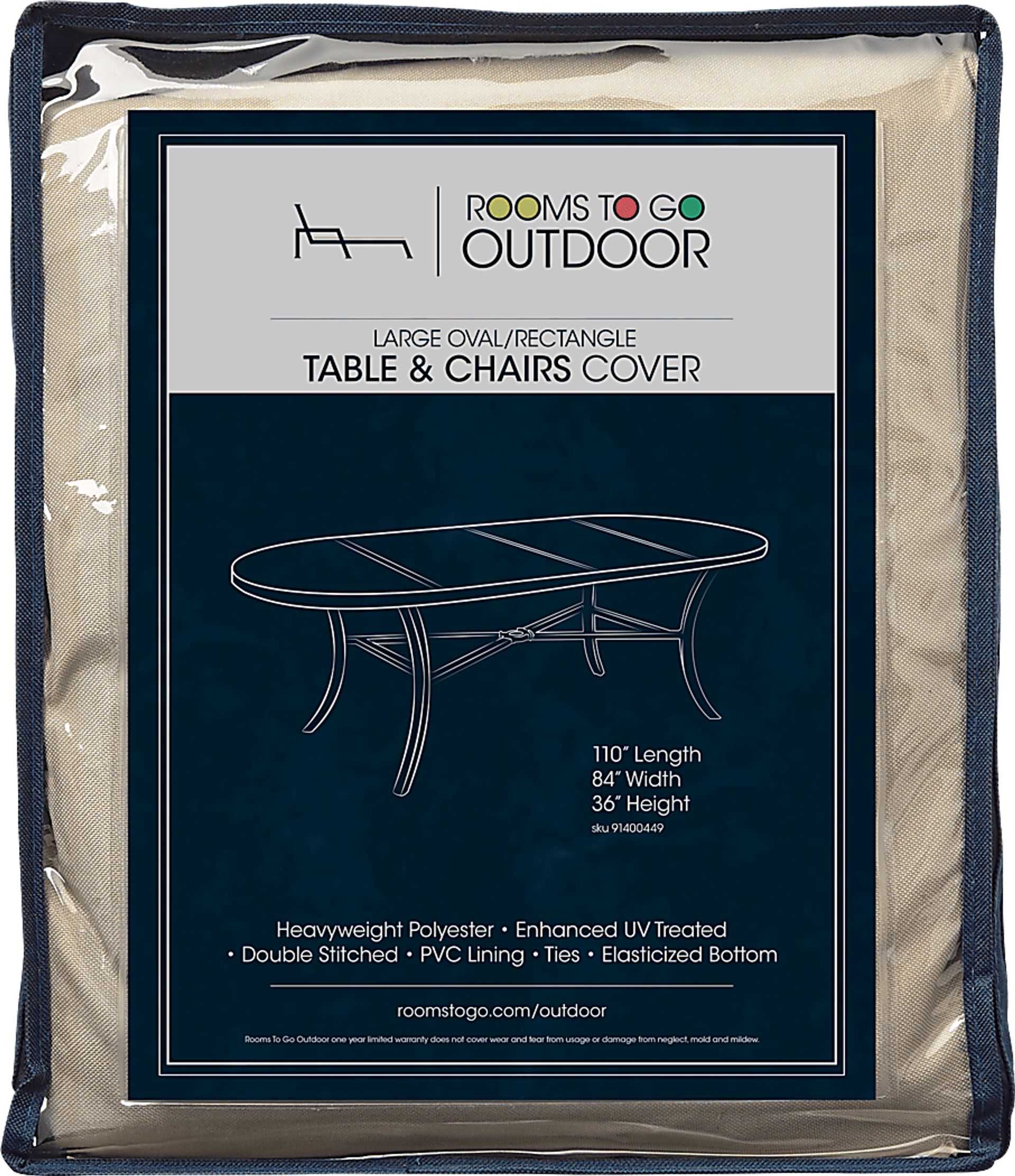 Patio 110 in. Dining Set Cover - Image 1