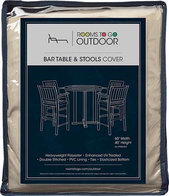 Patio Bar Height Dining Set Cover