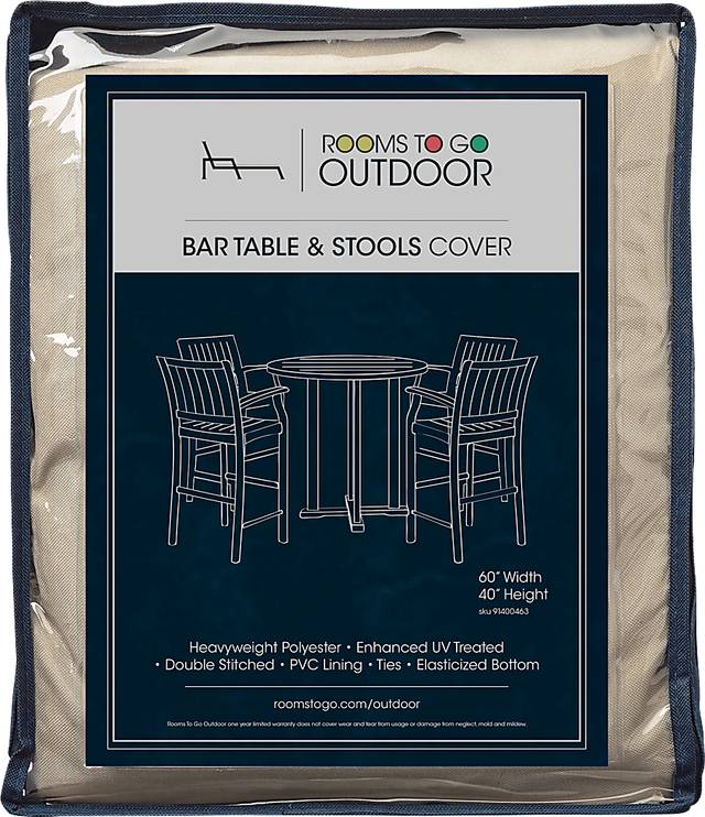 Patio Bar Height Dining Set Cover - Thumbnail - Image 1