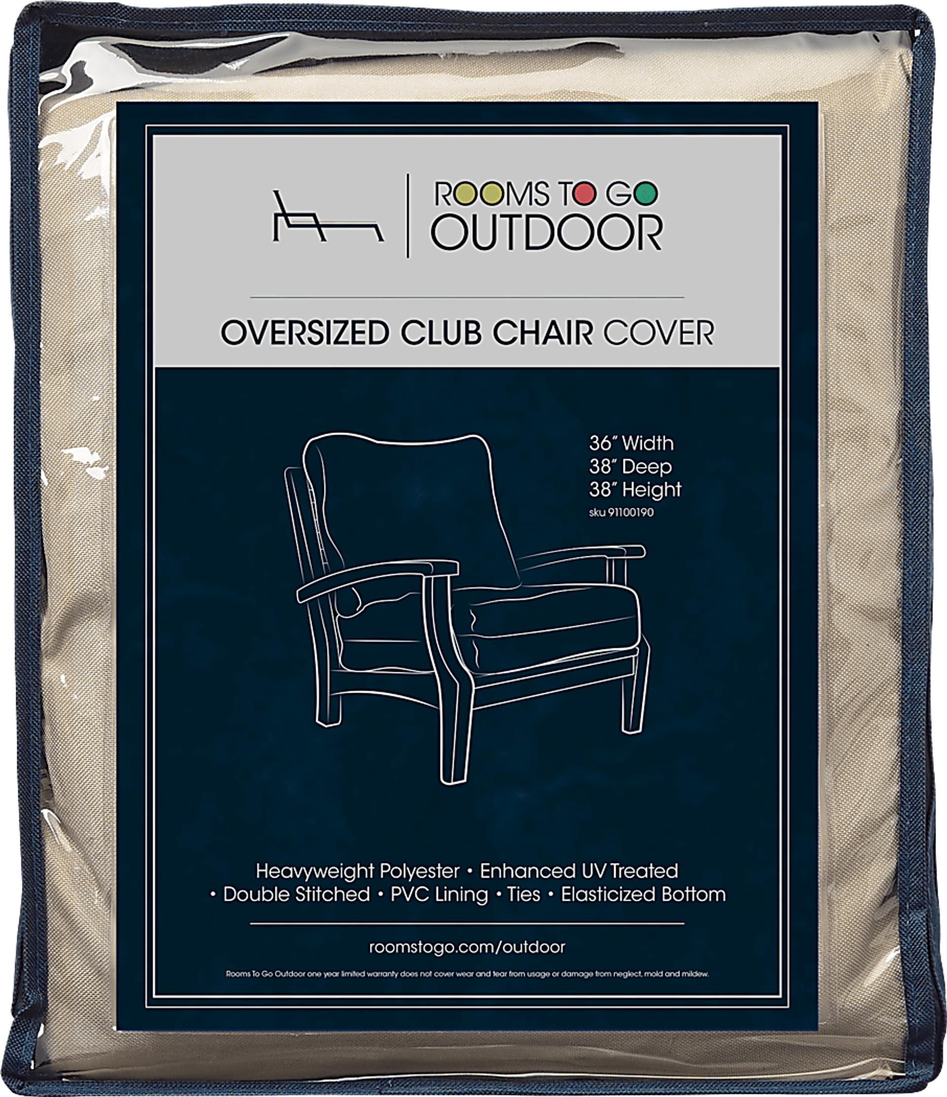 Patio Club Chair Cover Oversized
