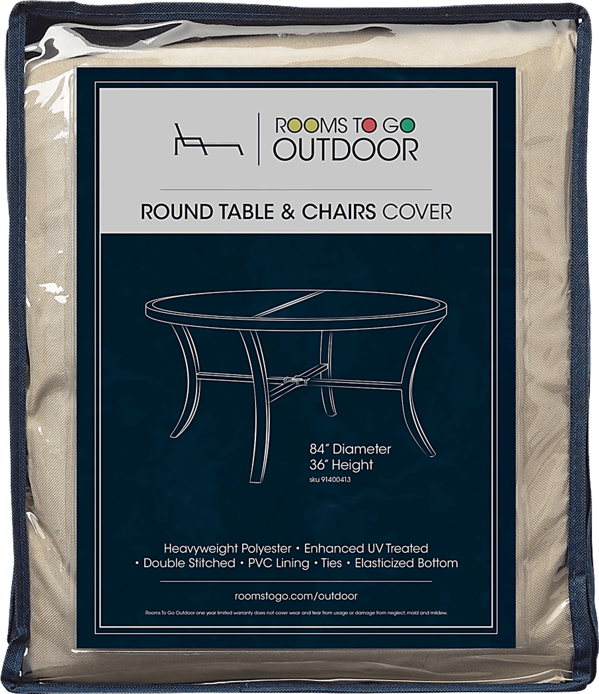Patio Round Dining Set Cover - Image 1