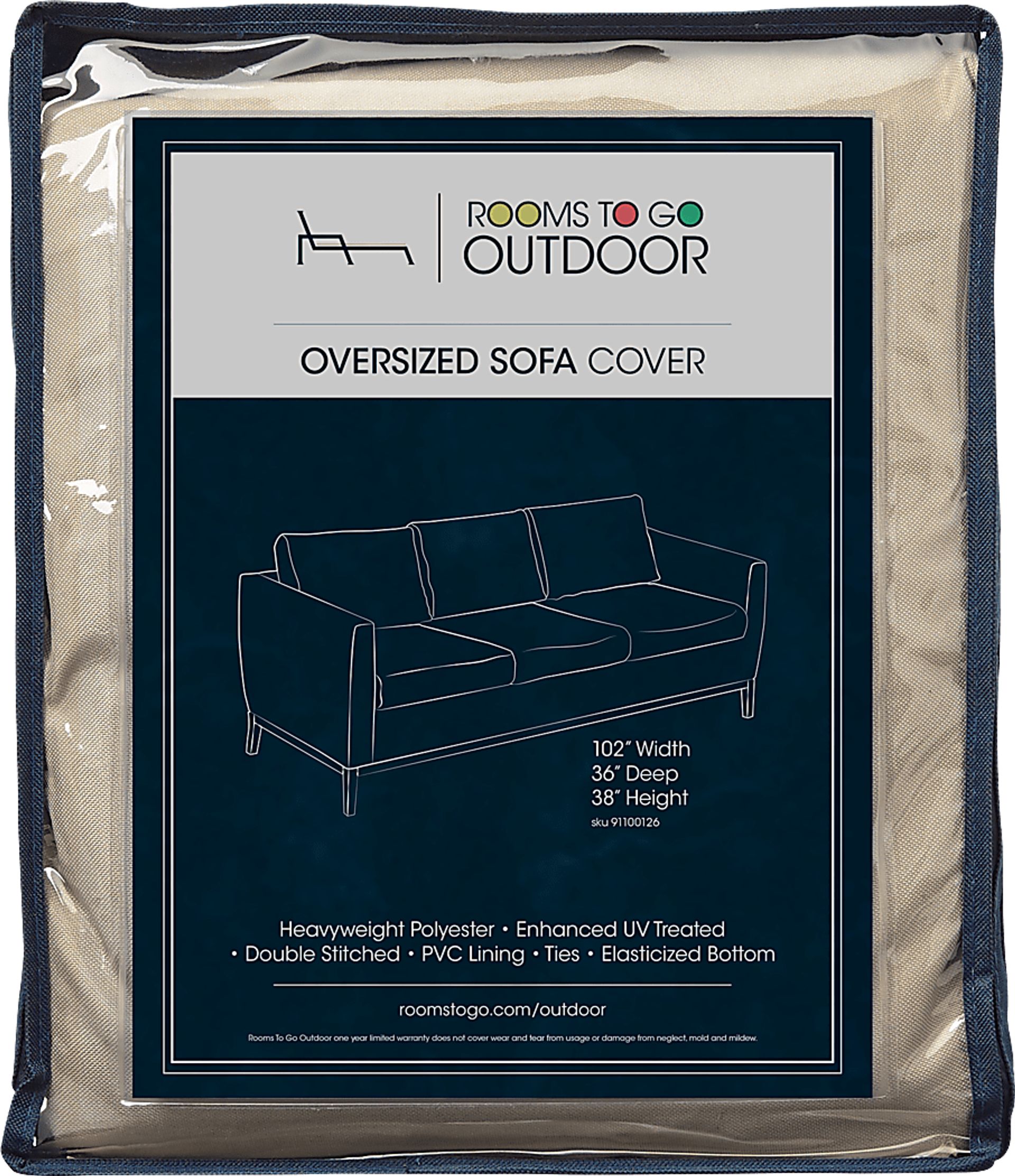 Patio Sofa Cover Large - Image 1