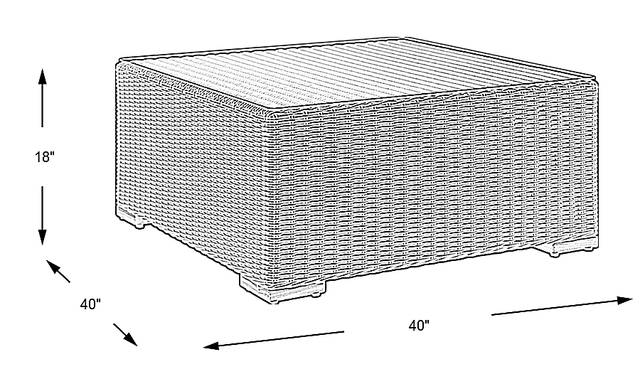 Dimension Image. Please refer to the Dimension Tab on this page for dimension details.