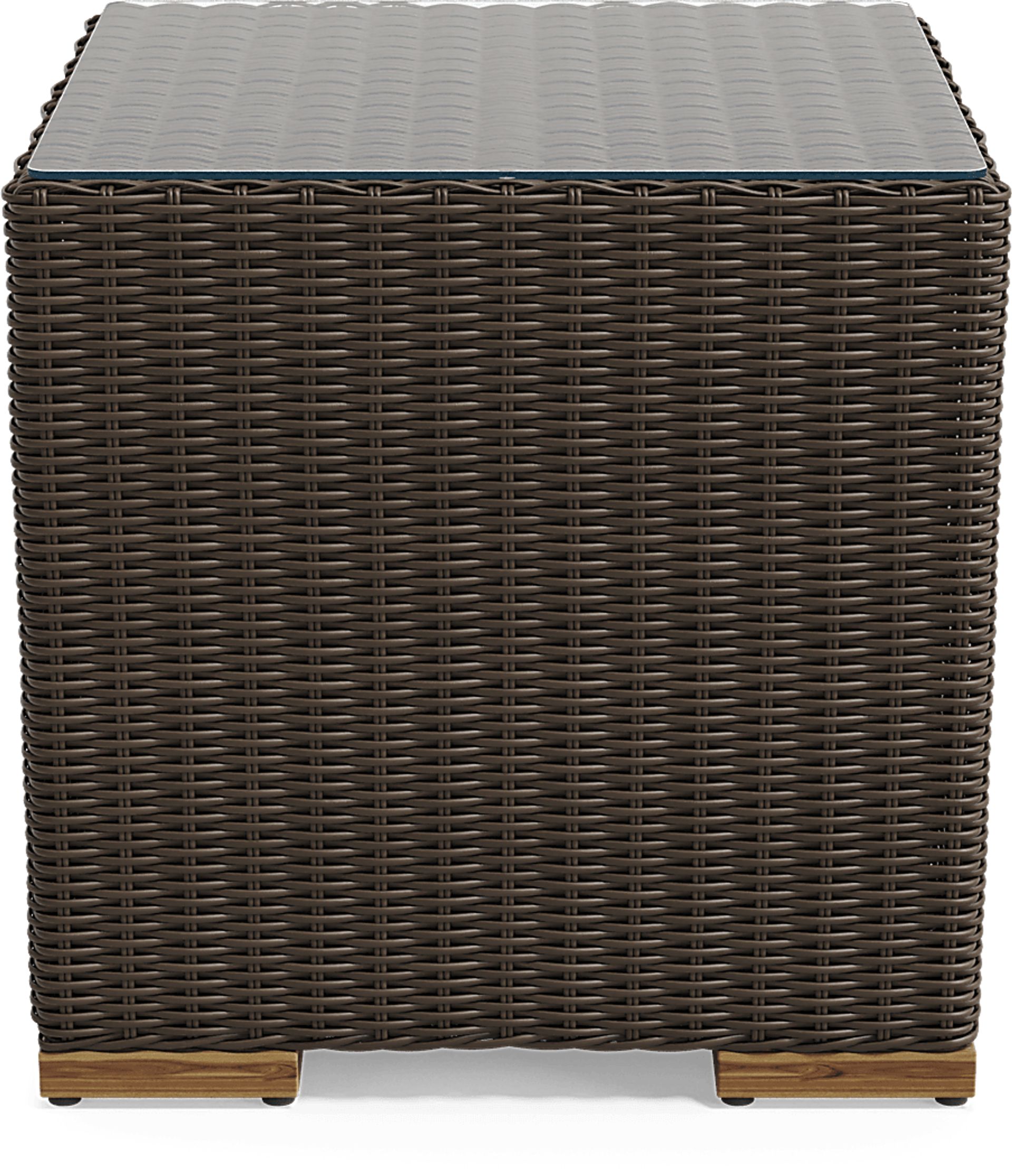 Patmos Brown Outdoor End Table - Image 3