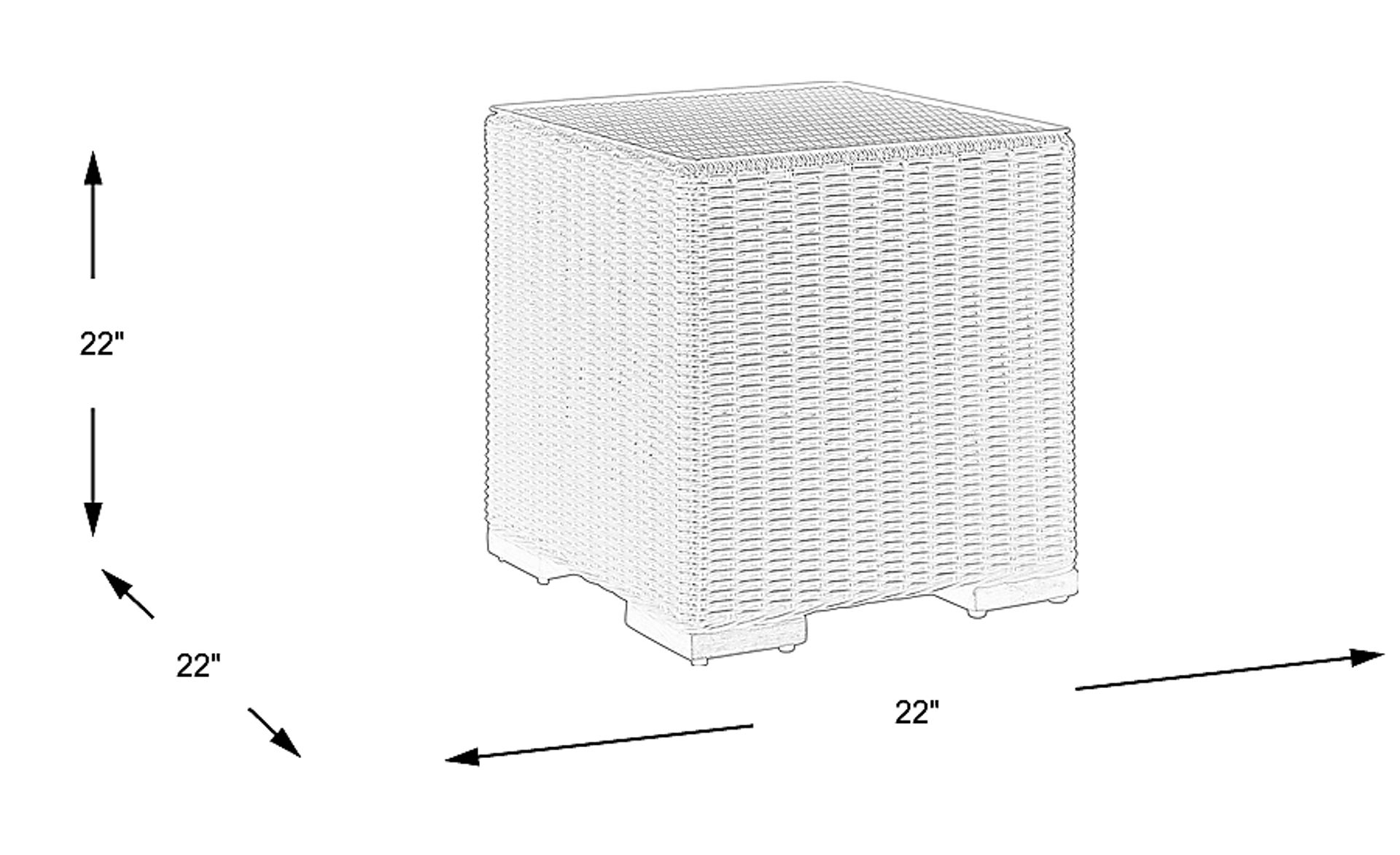 Dimension Image. Please refer to the Dimension Tab on this page for dimension details.