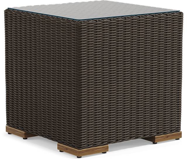 Patmos Brown 6 Pc Outdoor Seating Set with Linen Cushions - Thumbnail - Image 13