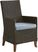 Patmos Brown Outdoor Arm Chair with Steel Cushions