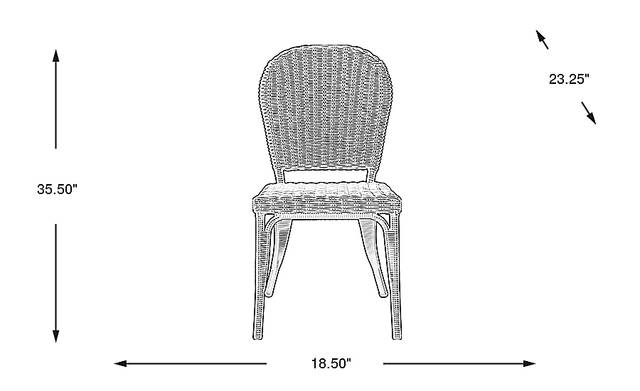 Dimension Image. Please refer to the Dimension Tab on this page for dimension details.