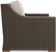 Patmos Brown Outdoor Chair with Linen Cushions
