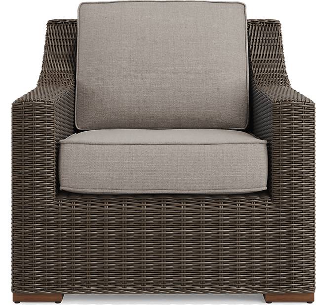 Patmos Brown 4 Pc Outdoor Seating Set with Mushroom Cushions - Thumbnail - Image 6
