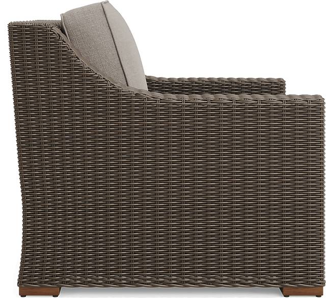 Patmos Brown 4 Pc Outdoor Seating Set with Mushroom Cushions - Thumbnail - Image 7