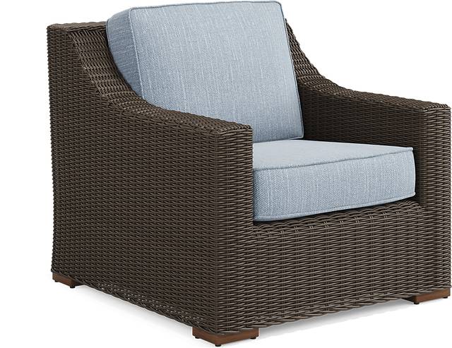 Patmos Brown 4 Pc Outdoor Sofa Seating Set with Steel Cushions - Thumbnail - Image 5