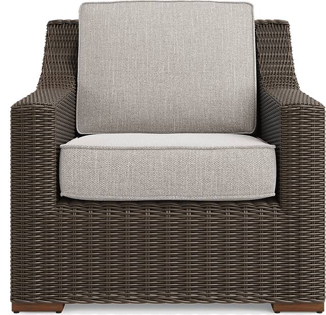 Patmos Brown 4 Pc Outdoor Sofa Seating Set with Twine Cushions - Thumbnail - Image 7
